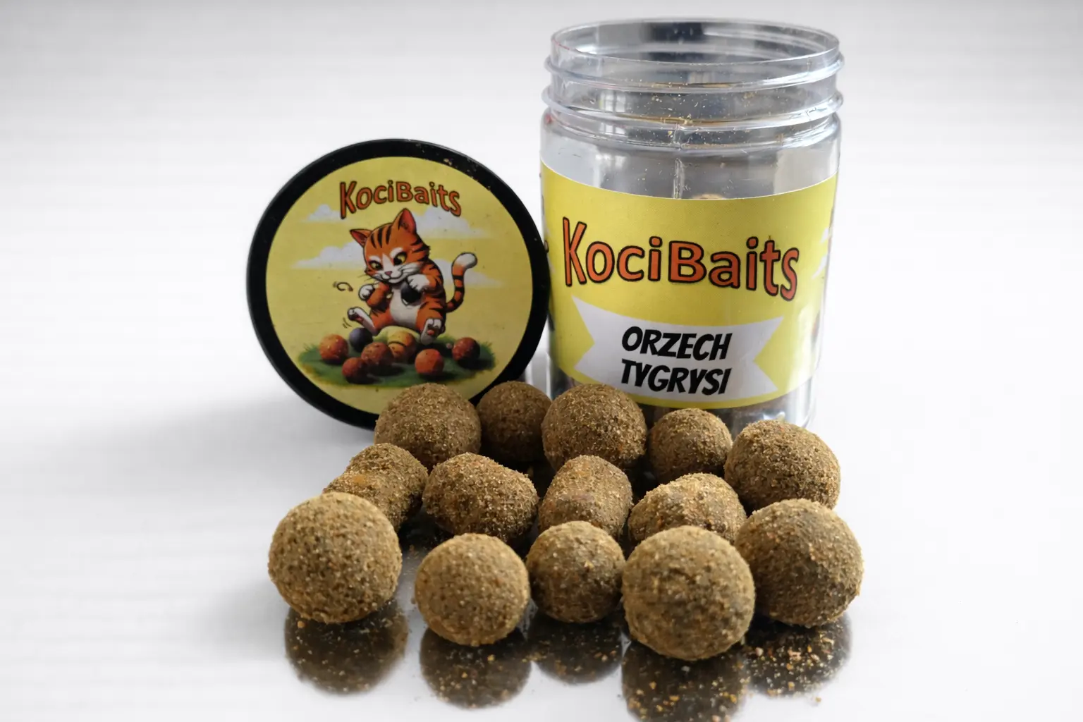 Kulki Haczykowe Tonące w Panierce 200ml Orzech Tygrysi