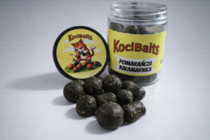 Kocibaits_Kulki_Haczykowe_Zbalansowane_Waftersy_Pomarańcza_Kałamarnica