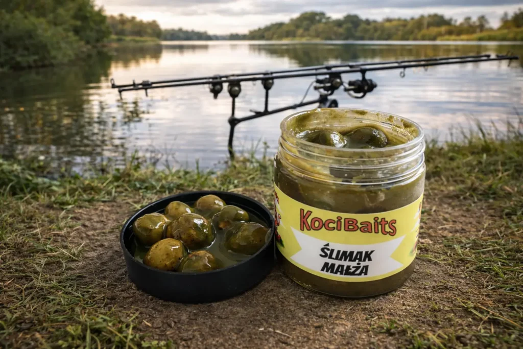 Kocibaits_Orzechy_Tygrysie_Haczykowe_Slimak_Malza