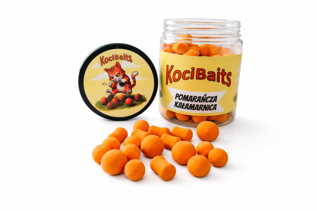 Kulki Haczykowe Pływające (Pop'Upy) 200ml Pomarańcza Kałamarnica