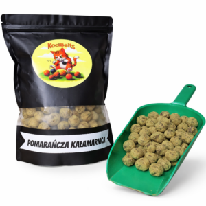 Dumbellsy zanętowe PREMIUM Pomarańcza - Kałamarnica 1KG/5KG