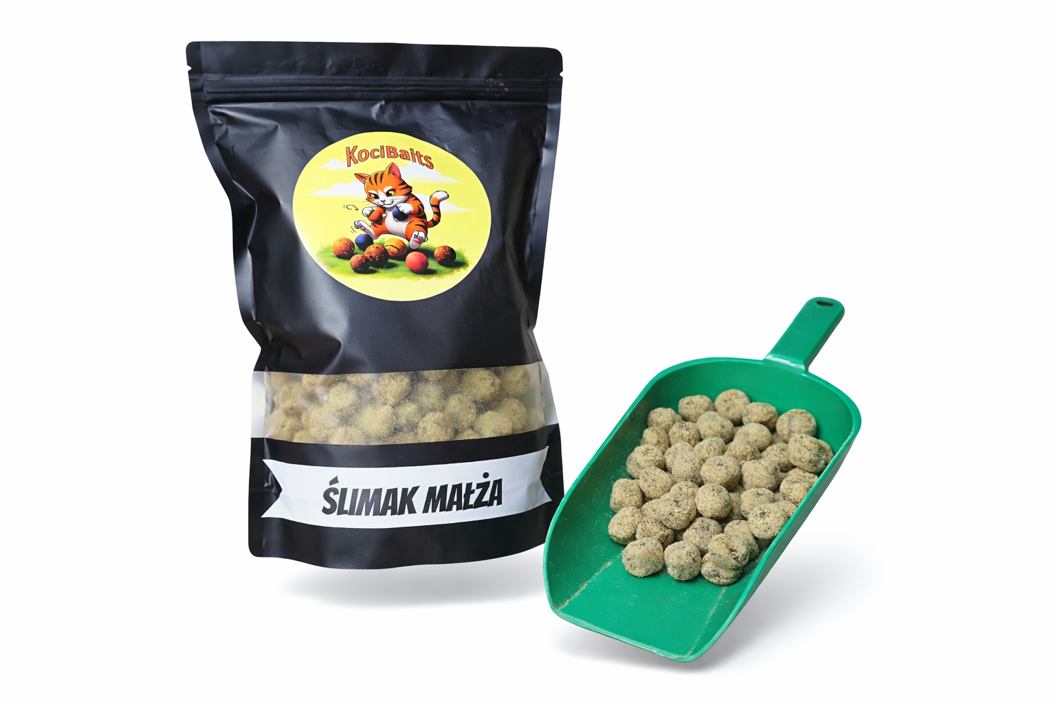 Kocibaits_Dumbellsy_zanętowe_premium_ślimak_małża