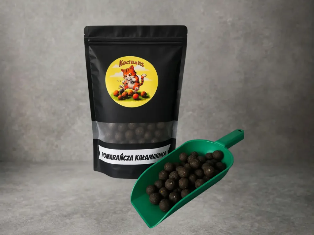 Kulki zanętowe PREMIUM 1KG/5KG Pomarańcza-Kałamarnica